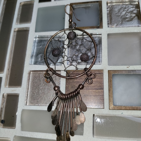 Vintage Dreamcatcher earrings - Picture 2 of 2
